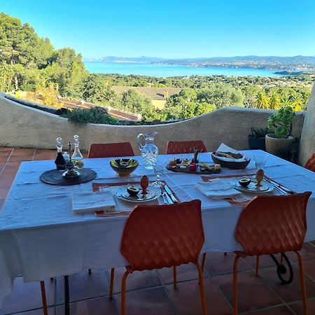 Villa M, Chambres D'Hotes, Vue Mer, Sauna, Piscine A Six-Fours Six-Fours-les-Plages Exterior foto