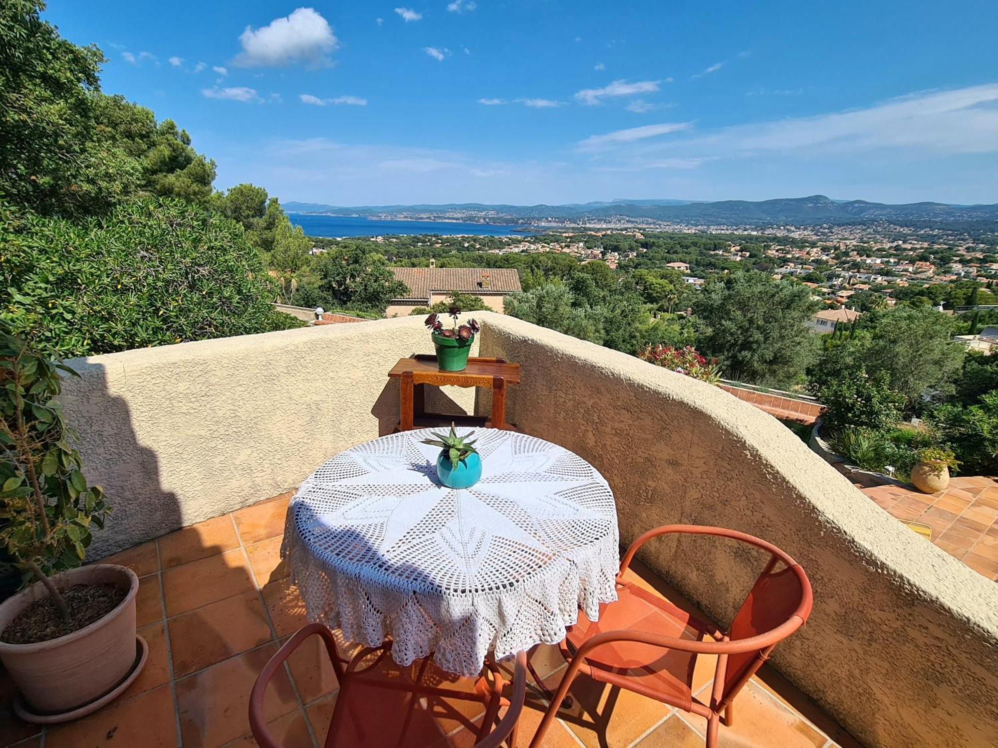 Villa M, Chambres D'Hotes, Vue Mer, Sauna, Piscine A Six-Fours Six-Fours-les-Plages Exterior foto